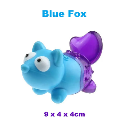 GIGWI Suppa Puppa Series Q Pet Toys Kitten Crocodile Fox Raccoon for Puppy Molar Sounding Toys Bite Resistance Dog Accessories