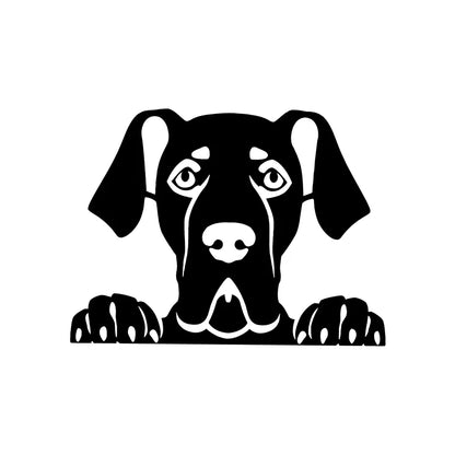 Cars Accessorie Decals Funny Dog With Name Car Decal Dogs Pet Animals Laptop Vinyl Sticker For Apple MacBook Pro/Air Decoration