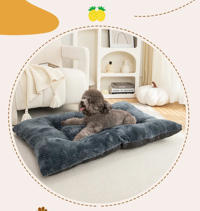 New Autumn  Winter High-End Pet Mat Dog Mat Long Plush Winter Warm Pet Mat Dog Bed Comfortable Cat House Dog House Pet House Mat
