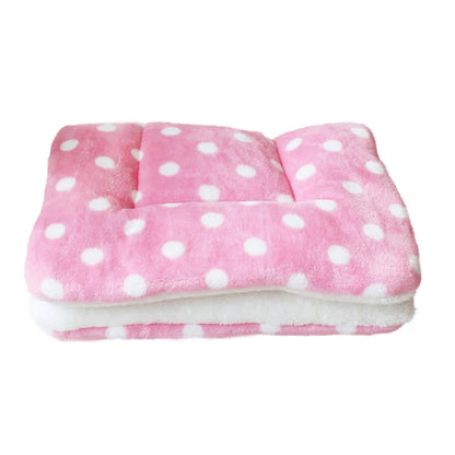 Dog Bed Thickened Dog Mat Pet Cat Soft Fleece Pad Blanket Bed Mat Cushion Home Washable Rug Keep Warm Pet Supplies cama perro