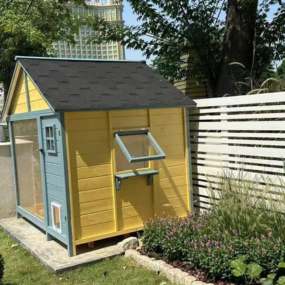 Outdoor chalet preservative wood garden house kindergarten toy simple tool room mobile flower room outdoor dog house