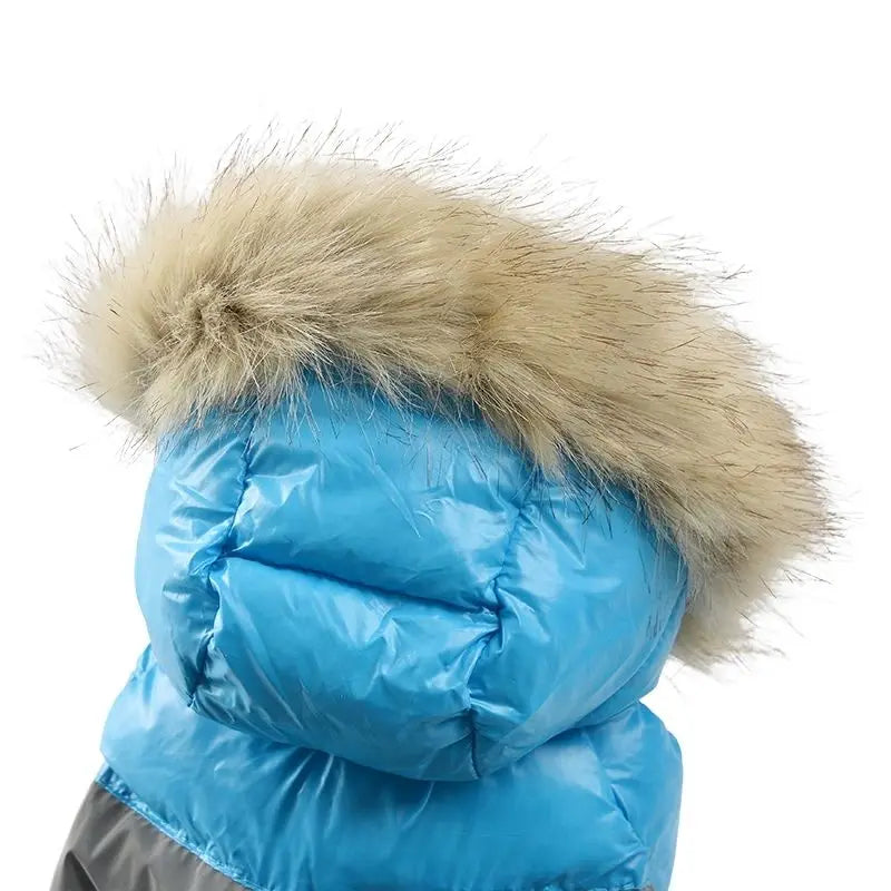 Winter Warm Dog Clothes For Small Dogs Chihuahua Waterproof Hooded Puppy Down Jacket French Bulldog Hoodies Jumpsuit Overalls