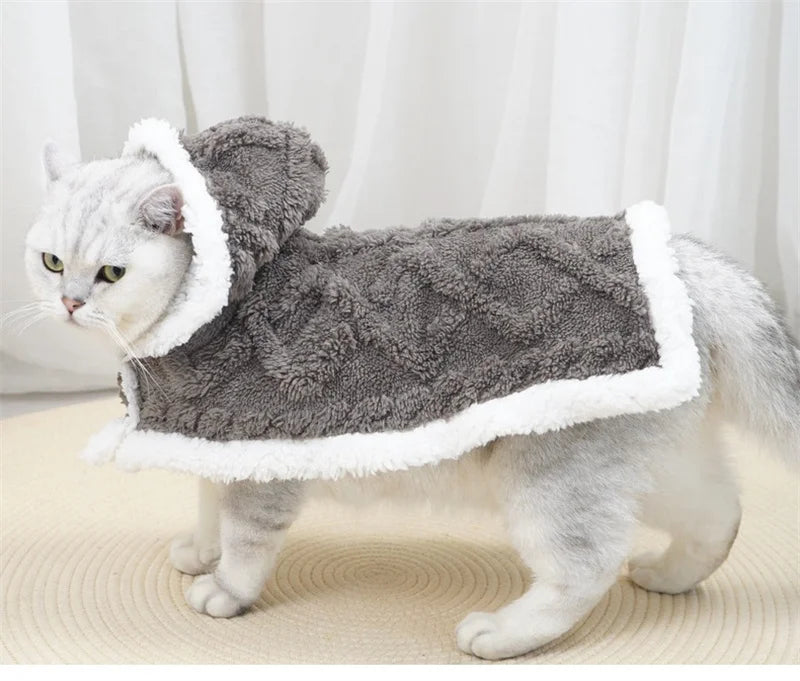Tafu Velvet Autumn Winter Warm Pet Dog Blanket Soft Thicken Wearable Cat Blanket Flannel Fleece Comfortable Sleeping Blankets