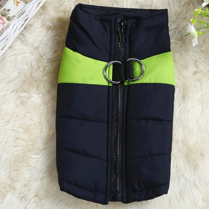 Waterproof Warm Dog Clothes Pet Coat Winter Vest Padded Zipper Jacket Dog Clothing for Small Medium Big Dogs The Dog Face Outfit