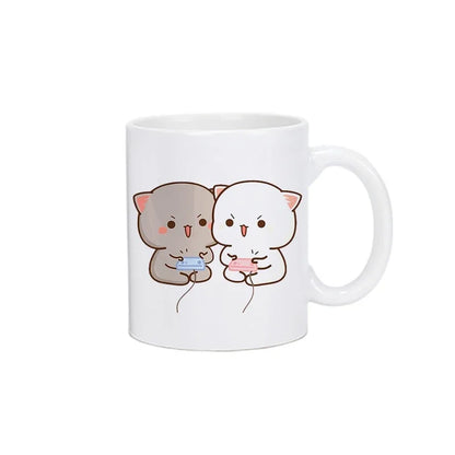 Panda Bear Bubu Dudu Coffee Milk Cup Mocha Cat Panda Bear Couple Creative Present Cute Gift Drinking Tea Cup Mugs