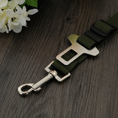 New Dog Car Belt Cat Car Seat Belt Pet Seat Vehicle Dog Harness Lead Clip Safety Lever Traction Dog Collars GXQ05