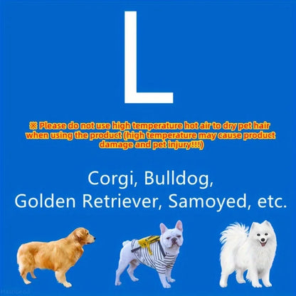 Foldable Pet Drying Bag Portable Efficient Drying Bag for Dog Cats Bathing Hair Drying Grooming Dog Cleaning Small Medium Large