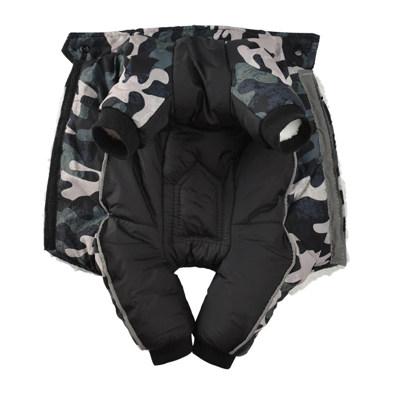 the CHILLGUARD REFLECTIVE COAT - Winter Pet Clothes, Warm Thick Fleece Puppy Jacket, Coat for Small Cozy Dogs, Reflective Costume, Chihuahua, French Bulldog Outfits