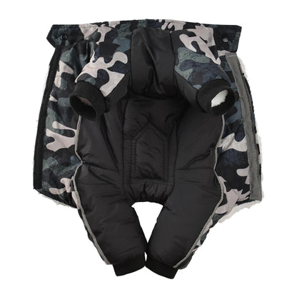 the CHILLGUARD REFLECTIVE COAT - Winter Pet Clothes, Warm Thick Fleece Puppy Jacket, Coat for Small Cozy Dogs, Reflective Costume, Chihuahua, French Bulldog Outfits