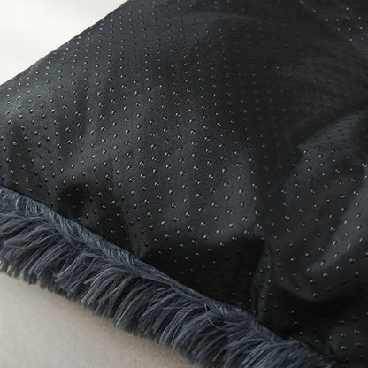 Long Plush Rectangle Bed Non-Slip Bottom Winter Sofa Bed Mat For Small Dogs Chiwawa Bed Kennel Sleeping Mattress Dog Supplies XS