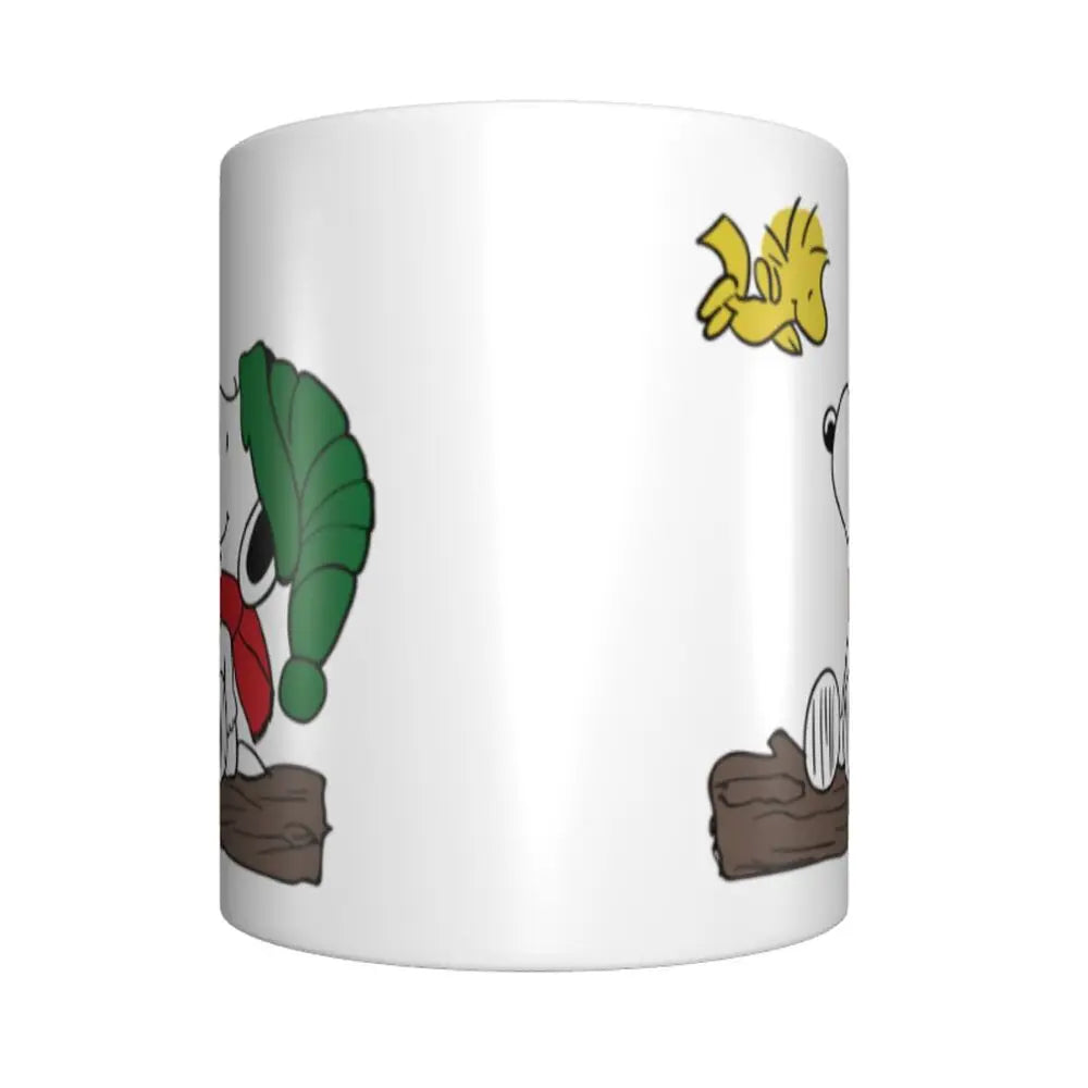 Manga Snoopy Woodstock Cartoon Dog Coffee Mug DIY Customized Ceramic Tea Milk Mug