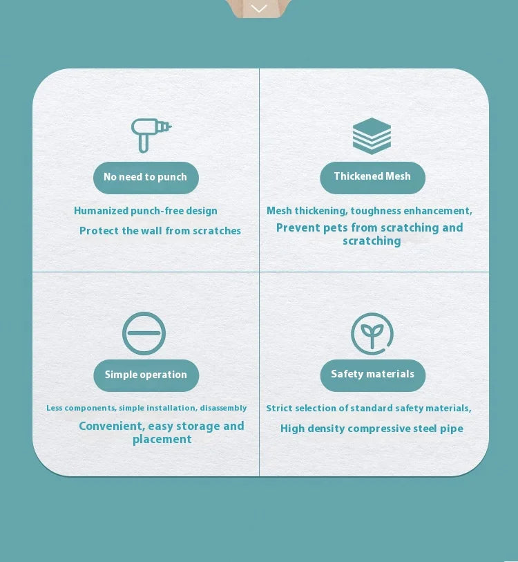 New Portable Commercial Security Dog Pet Fence for Folding Safety protection Indoors and Outdoors to Protect Pet Dogs