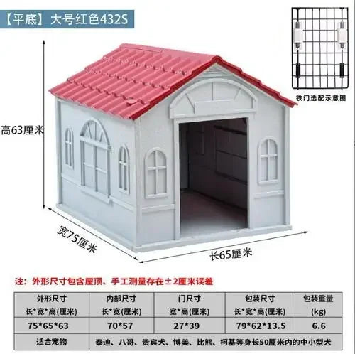 the BACKYARD DOG - Large Kennell Crate Doghouse, Accessories Playpens Outdoor Carrier, Doghouse Pet Supplies, Play Pen Mascotas Dog Furniture