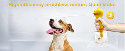 Yellow Duck Electric Foam Machine ,Handhold Automatic Soap Dispenser Foam Machine Launcher For Cat & Dog Bathing Pet Accessories