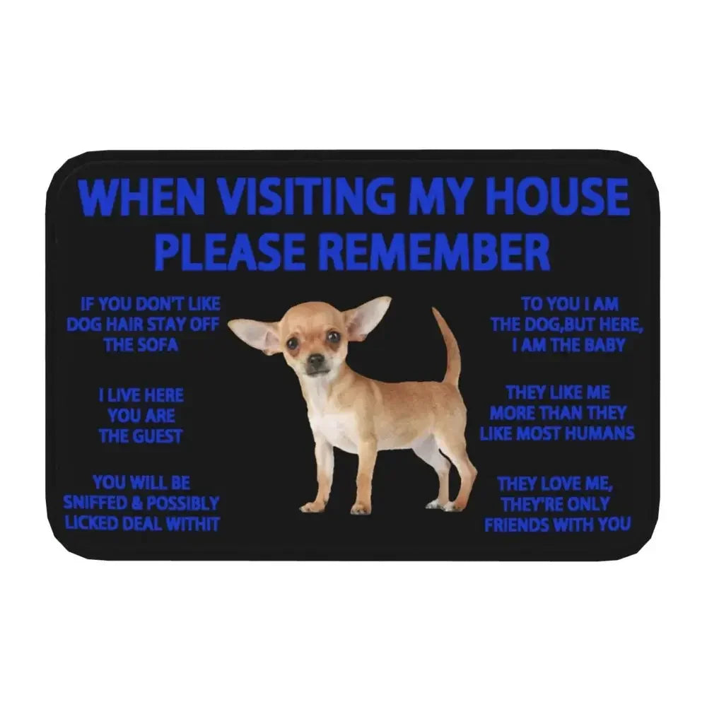 Beagle Dog Doormat Non-Slip Kitchen Bath Mat Living Room Door Floor Entrance Carpet Rug