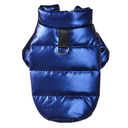 Winter Dog Down Jackets Clothes Thick Warm Puppy Dog Costume Coat Leather Pet Clothes Windproof for Small Medium Dogs Chihuahua