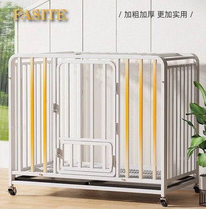 Dog cage Large medium small dog bold indoor separation with toilet Corgi Teddy Golden Retriever Pet Villa