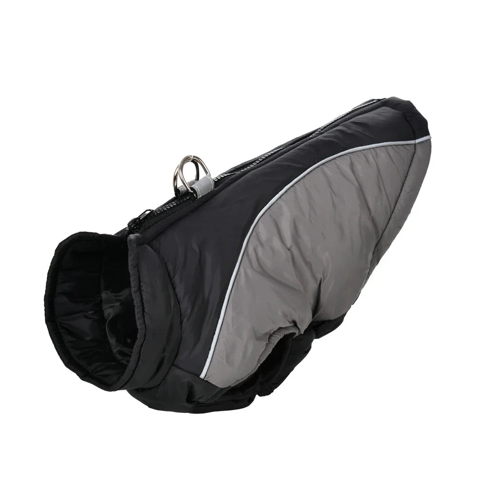 the GLOWGUARD REFLECTIVE JACKET - Reflective Dog Jacket/Coat for Small/Medium Dogs/Cats, Winter Warm Dog Clothes With D-Ring, Windproof Yorkshire Pug Puppy Clothing