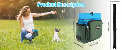 the TRAIL PACK - Hot Sale Dog Treat Bag for Training/Walking, Portable Pet Snack Pouch with Waist Belt, Durable Waterproof