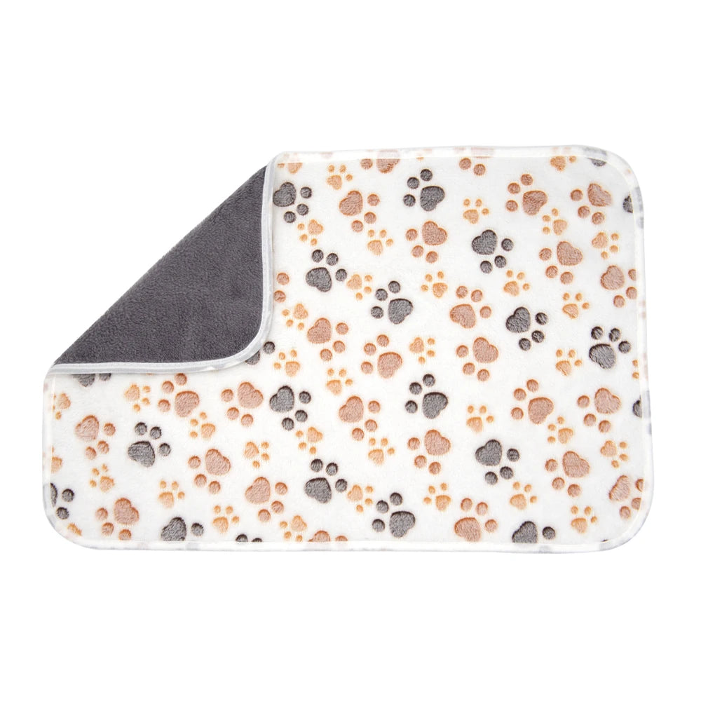 Soft Thickened Dog Blanket Waterproof Diaper Mat Dog Sleeping Mat Pet Blanket Sofa Mat Cat Blanket Warm Bed Sheet Pet Supplies