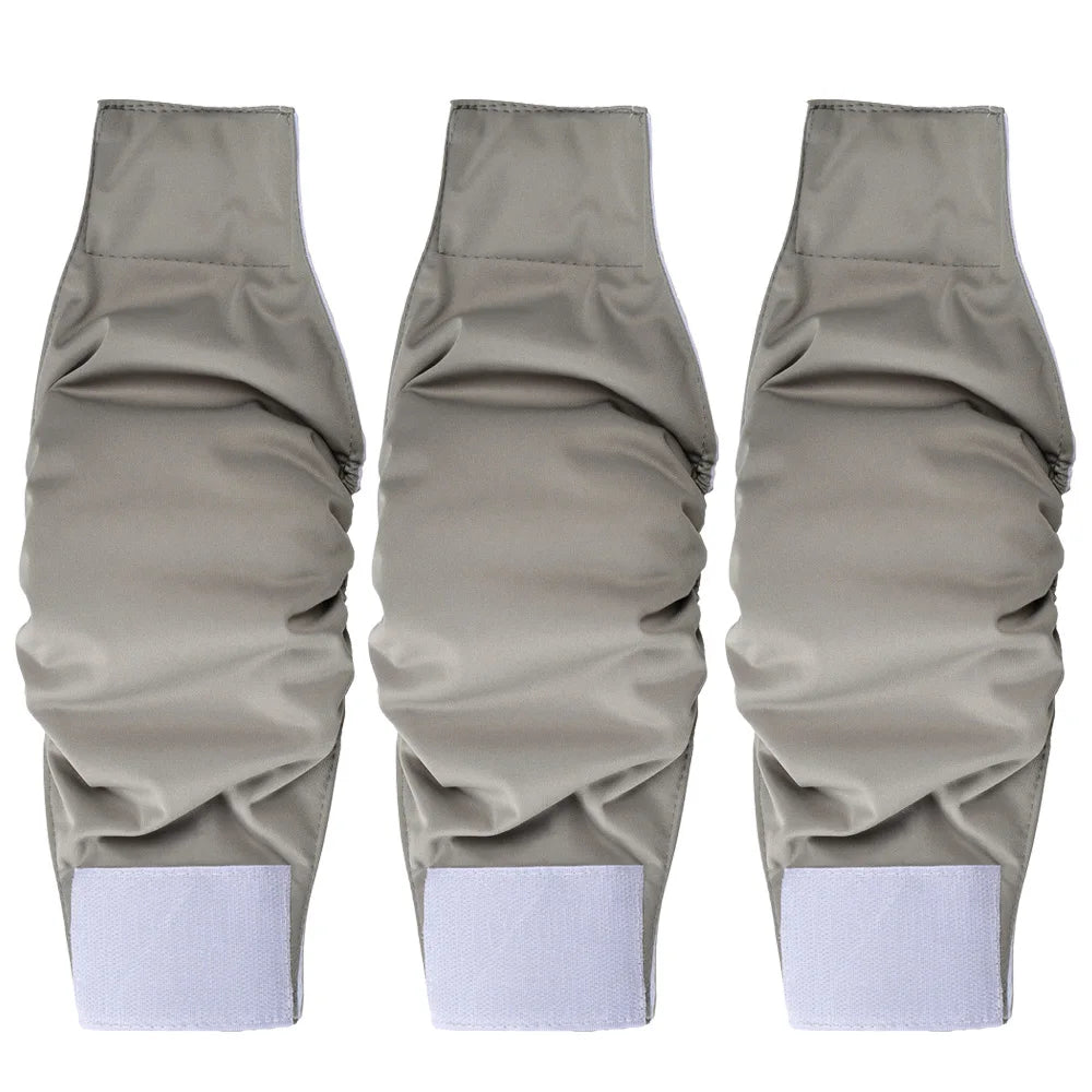 3 Pack Washable Male Dog Diaper Pet Sanitary Panties For Small Medium Dogs Adjustable Nappy Belly Band Wrap Diapers Pug Supp;ies