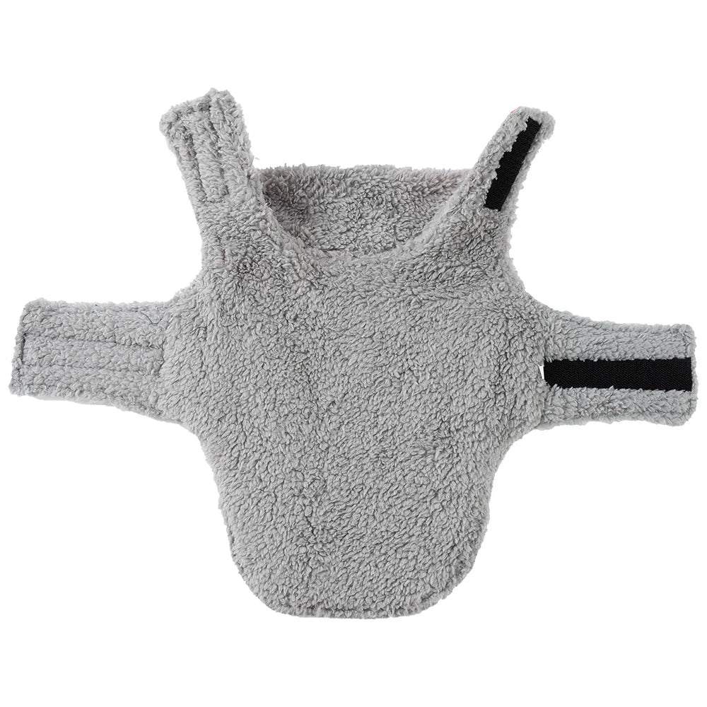 Reflective Pet Clothes For Small Large Dogs Warm Thicken Fleece Dog Vest Coat For Winter Plaid Puppy Parka With D-ring Labrador