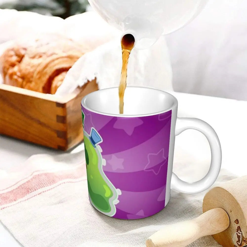 Personalized C-Courage The Cowardly Dog Coffee Mug DIY Ceramic Milk Tea Mug Cup