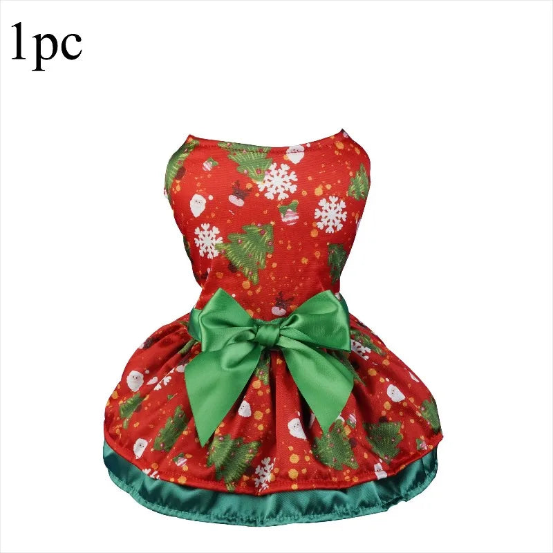 the HOLIDAYPAW PARTY OUTFIT - Christmas Pet Supplies, Personalized Pet Clothing, Christmas Party Decoration, Pet Clothing, Holiday Accessories