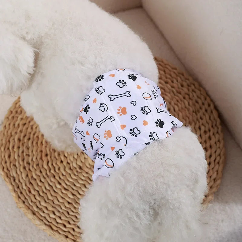 Washable Male Dog Physiological Pants Reusable Sanitary Underwear Belly Wrap Band Cotton Diaper For Large Small Medium Dog