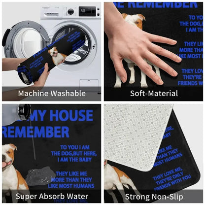 Beagle Dog Doormat Non-Slip Kitchen Bath Mat Living Room Door Floor Entrance Carpet Rug