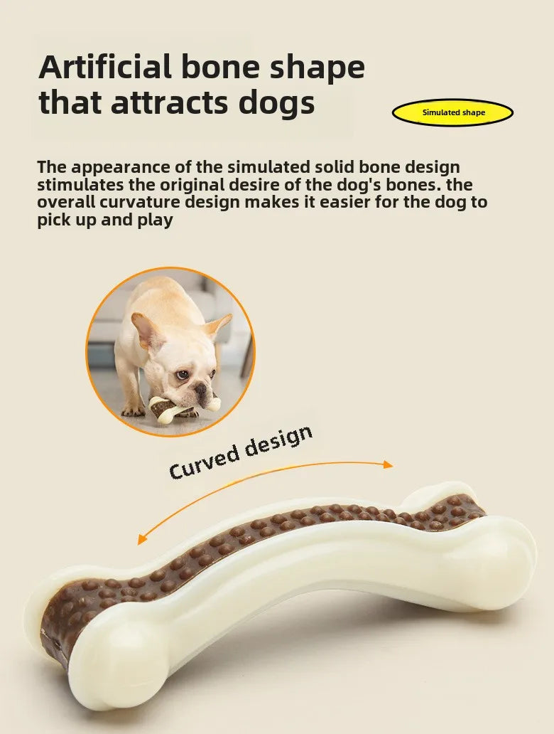 Yite Pet Eating and Playing Series Nylon Snacks Reward Teeth Grinding Bone Solitary Bite Resistant Stick Pet Toy