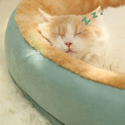 Winter Warm Small Dog Kennel Sleeping Puppy Cushion Cat Supplies  Accessories Washable Calming Sofa Cat Dog Pet Bed
