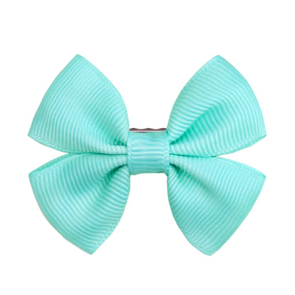 2PCS Solid Dog Bows Dog Hair Clips Pet Bowknot Doggly Hair Grooming Products For Puppy Kitten Dog Hair Barrette Pet Accessories