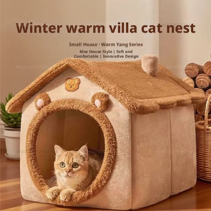 Foldable Washable Pet House for Small Dogs and Cats Removable Soft Cave Sofa Bed Extra Small Puppy Puppy Cave Indoor Outdoor Use