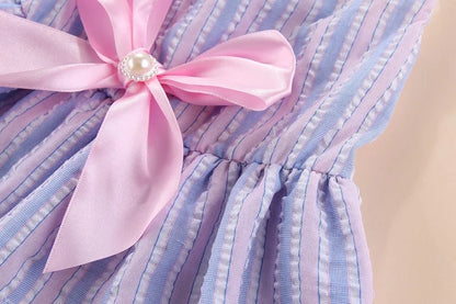 Dog Dresses for Small Dogs Girls Floral Puppy Dresses Pet Dog Princess Bowknot Dress Cute Dog Clothes for Yorkie Female Cat