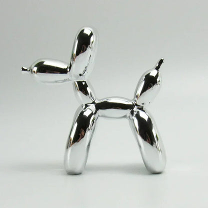 Resin Balloon Dog Sculpture Nordic Puppy Home Decor Living Room Desk Decor Office Figurines for Interior Decoration Home Statue