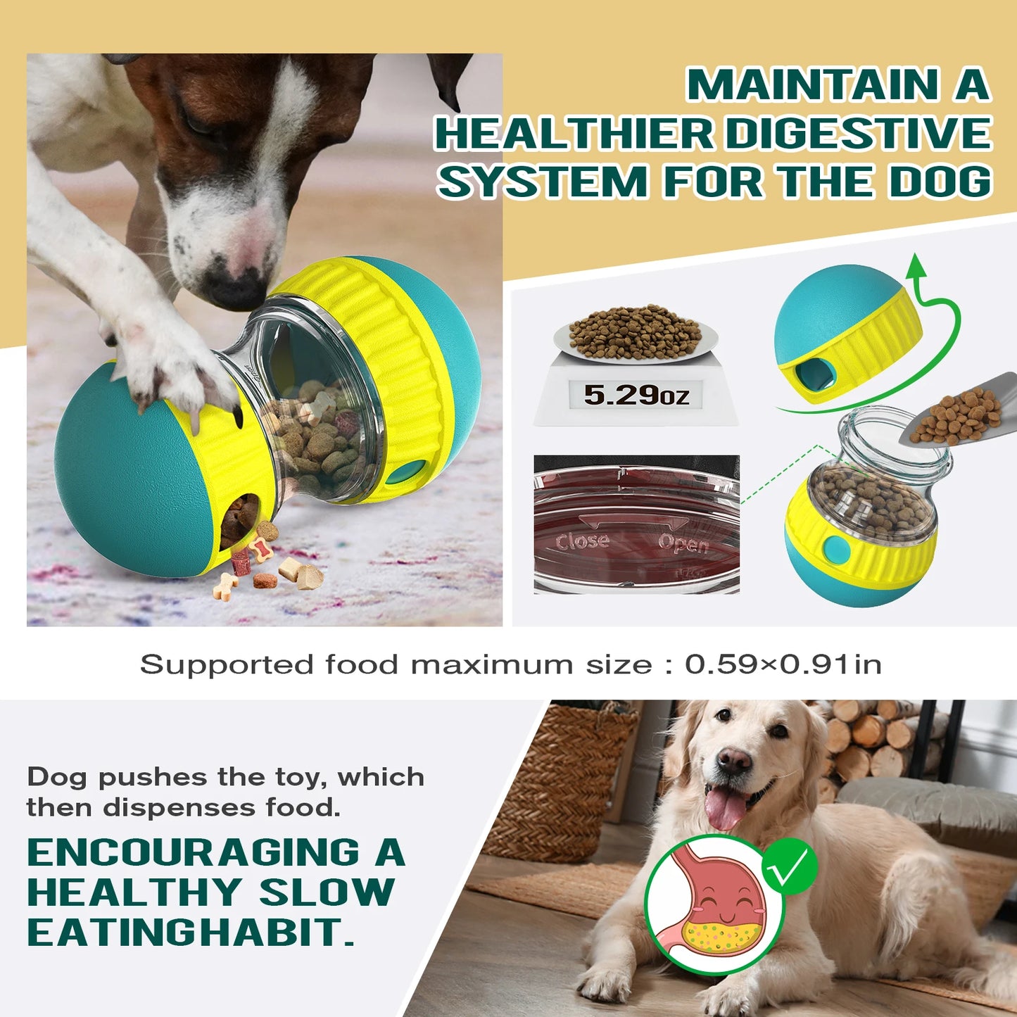 Treating Training Dog Toys Interactive Planet Treat Puppy Plaything Multifunctional Food Dispensing ABS Pet Toys for Big Cat Dog
