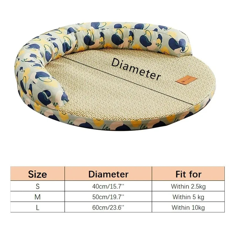 Dog Mat Cooling Bed Bedding for Dogs Big Cushion Beds Cats Fluffy Pet Supplies Small Bad Large Medium Accessories Puppy Sofa