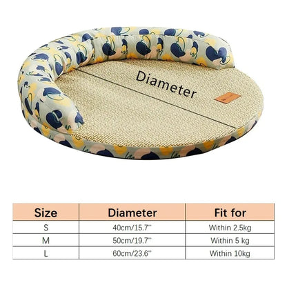 Dog Mat Cooling Bed Bedding for Dogs Big Cushion Beds Cats Fluffy Pet Supplies Small Bad Large Medium Accessories Puppy Sofa