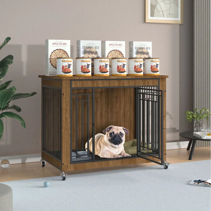 Heavy Duty Large Dogs Cage High Strength Steel Wood Easy To Install Dog Crate Pet Dog Kennel