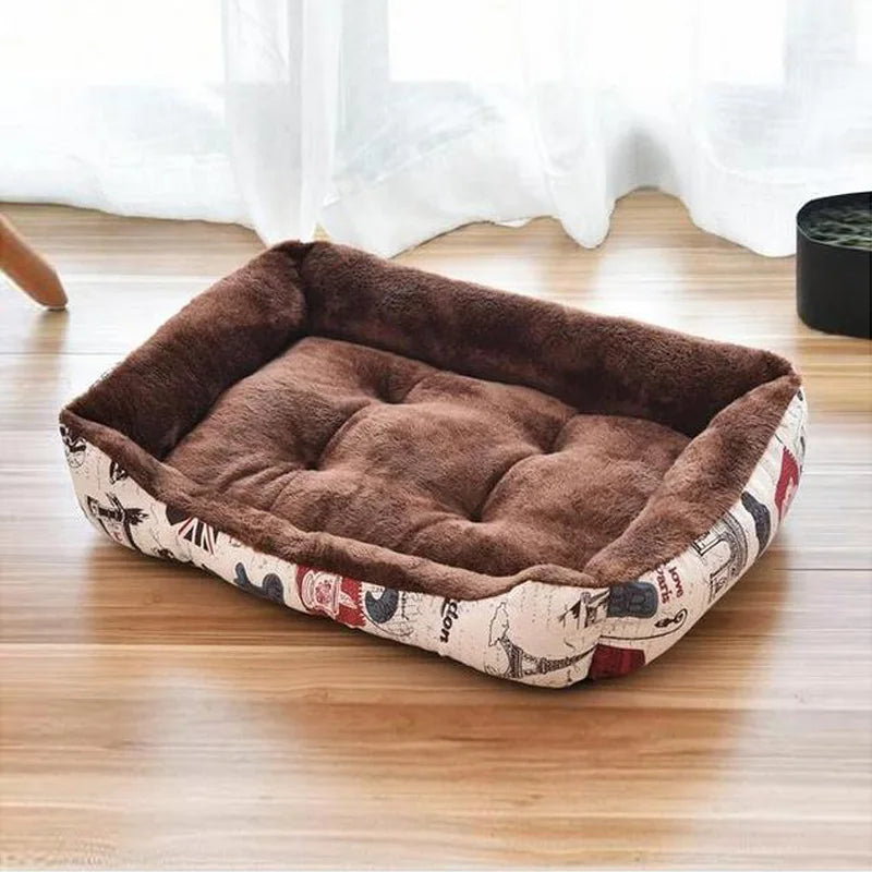 2023 Warm Soft Plush Pet Bed for Small Medium Large Dogs Round Cat Bed House Dogs Mat Dog Sleep Kennel Mat Cama Perro