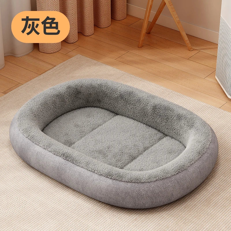 All-weather Small Dog Pet Doghouse for Winter Warmth Thick Cat Bed Dog Mat