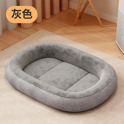 All-weather Small Dog Pet Doghouse for Winter Warmth Thick Cat Bed Dog Mat