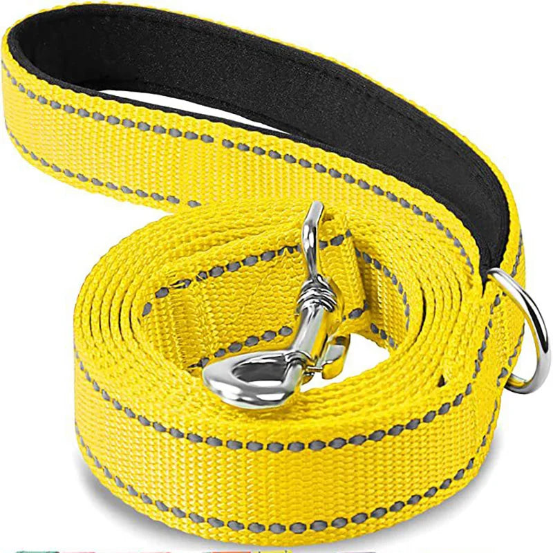 the MOONSTRIDE REFLECTIVE ROPE - Night Reflection Dog/Pet Towing Rope, 1.2/1.5/1.8m Guard Rope, Pet Walking Training Leash, Cats/Dogs Harness Collar Lead Strap