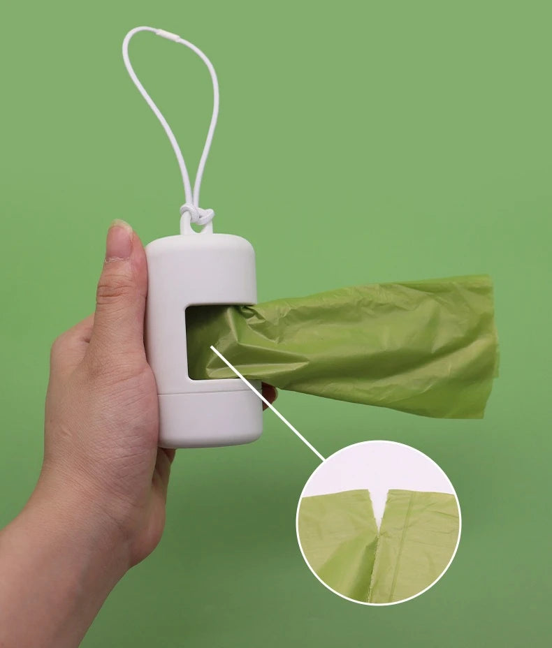 the ECOPAW BAG KIT - 1 Set Pet Waste Bag Dispenser with Degradable Poop Bags for Dog/Cat Litter Clean Up, Outdoor Walking Daily Essential