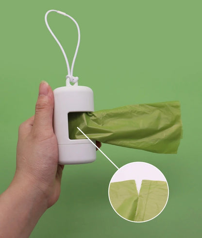 the ECOPAW BAG KIT - 1 Set Pet Waste Bag Dispenser with Degradable Poop Bags for Dog/Cat Litter Clean Up, Outdoor Walking Daily Essential