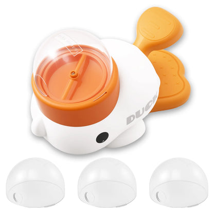 Interactive Duck Shaped Dog Slow Feeder Toy Pet Automatic Intelligence Food Dispenser Training Cat Dog Snack Toy
