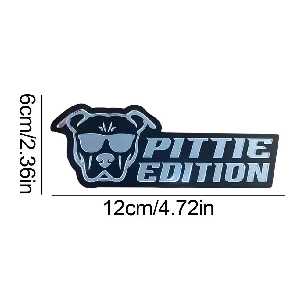 3D Dogs Badge Acrylic Funny Stylish Car Emblems & Badges German Shepherd Pit Bull Sticker Bulldog Decals Auto Exterior Stickers