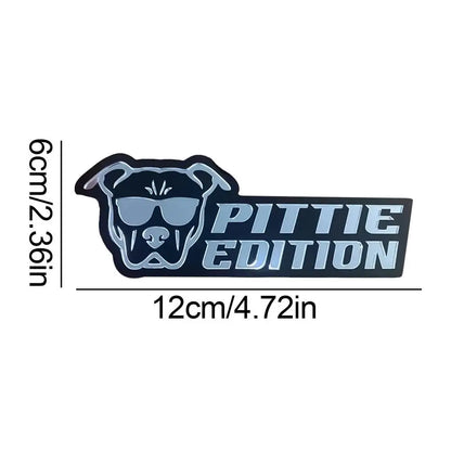 3D Dogs Badge Acrylic Funny Stylish Car Emblems & Badges German Shepherd Pit Bull Sticker Bulldog Decals Auto Exterior Stickers