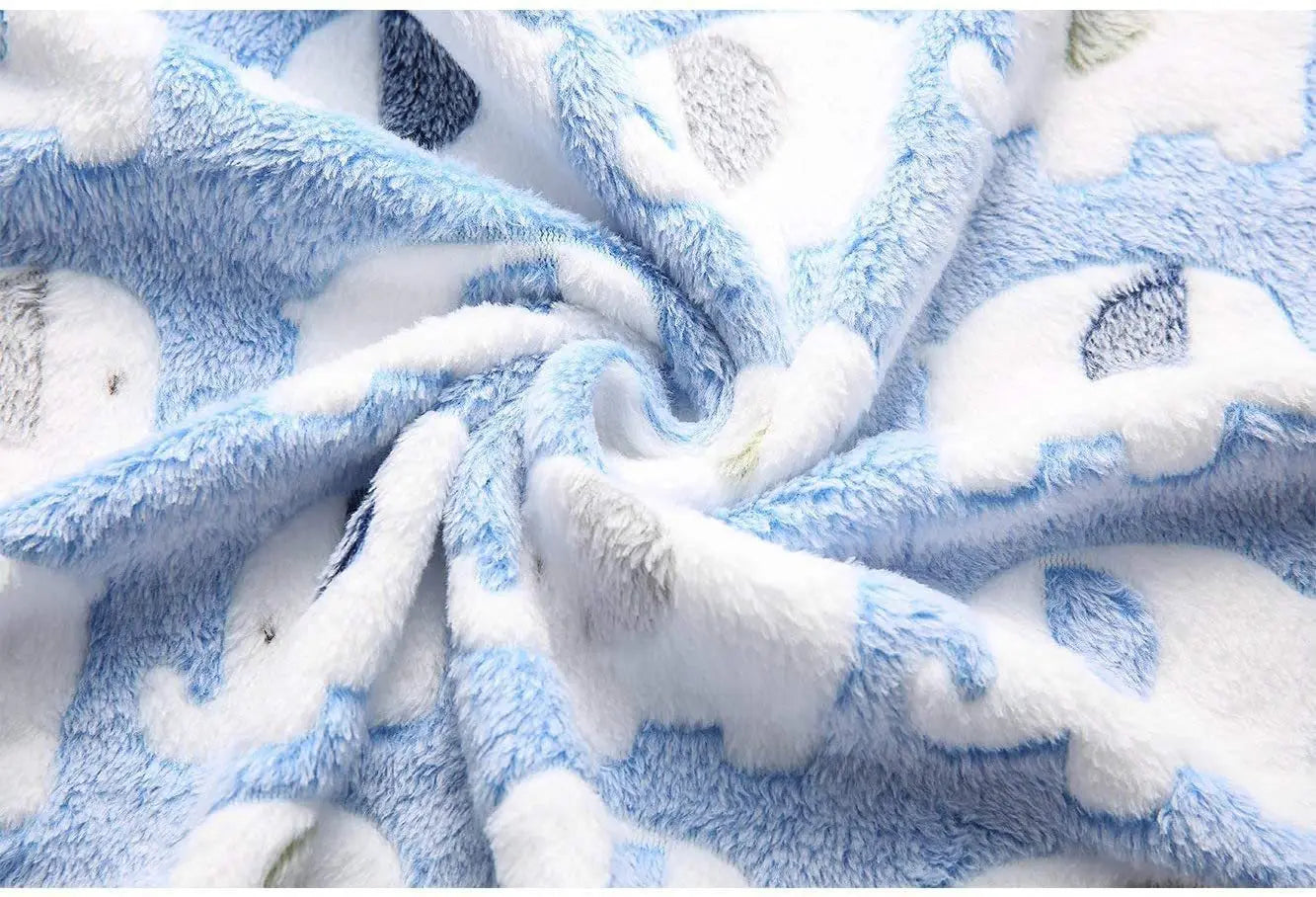 Soft Fluffy Pet Blanket High Quality Flannel Dog Sleeping Blanket Paw Print Pattern Cartoon Pet Warm Comfortable Blanket Cat Mat